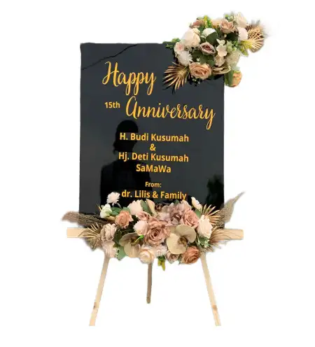 Papan Bunga Akrilik Sengah Temila