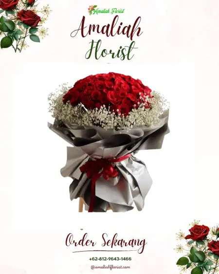 Buket Bunga Sengah Temila